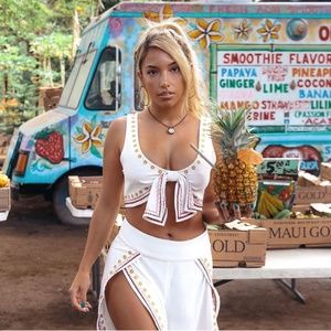 Tularosa Two Piece Bralette + Gypsy Pant Set